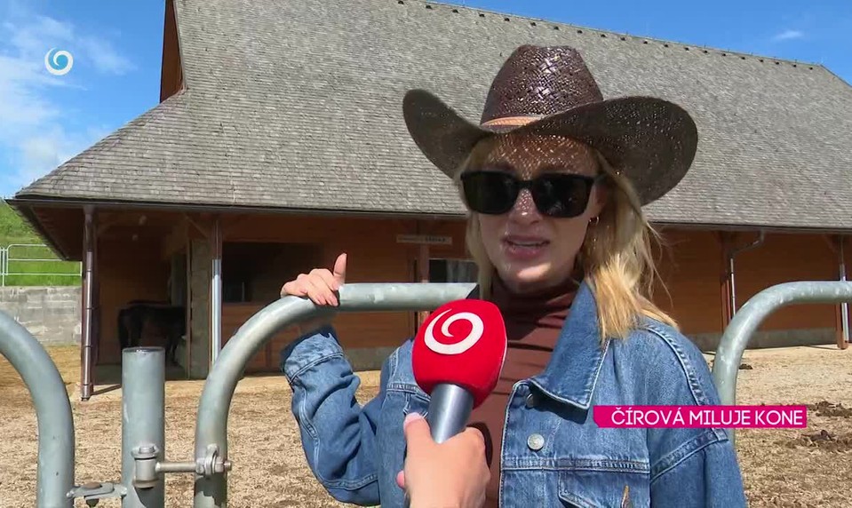 Čírová miluje kone