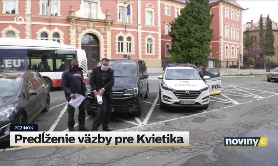 Predĺženie väzby pre Kvietika