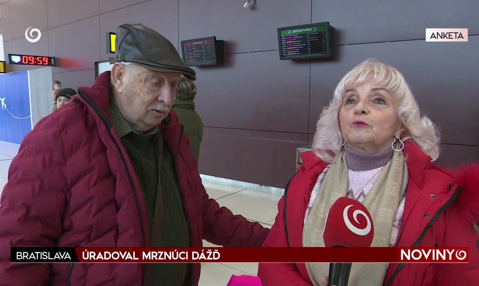ÚRADOVAL MRZNÚCI DÁŽĎ