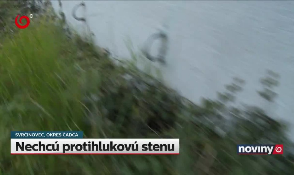 Nechcú protihlukovú stenu