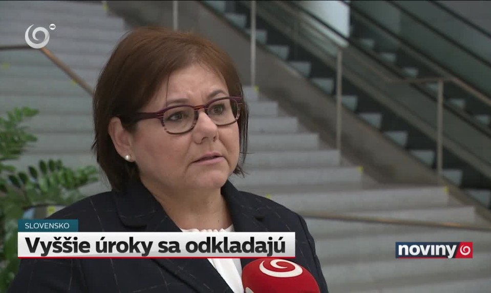 Vyššie úroky sa odkladajú