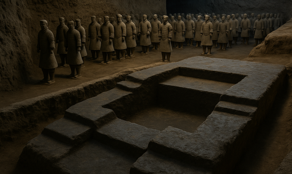 Záhadné útvary pod hlinenou armádou rozdelili výskumníkov