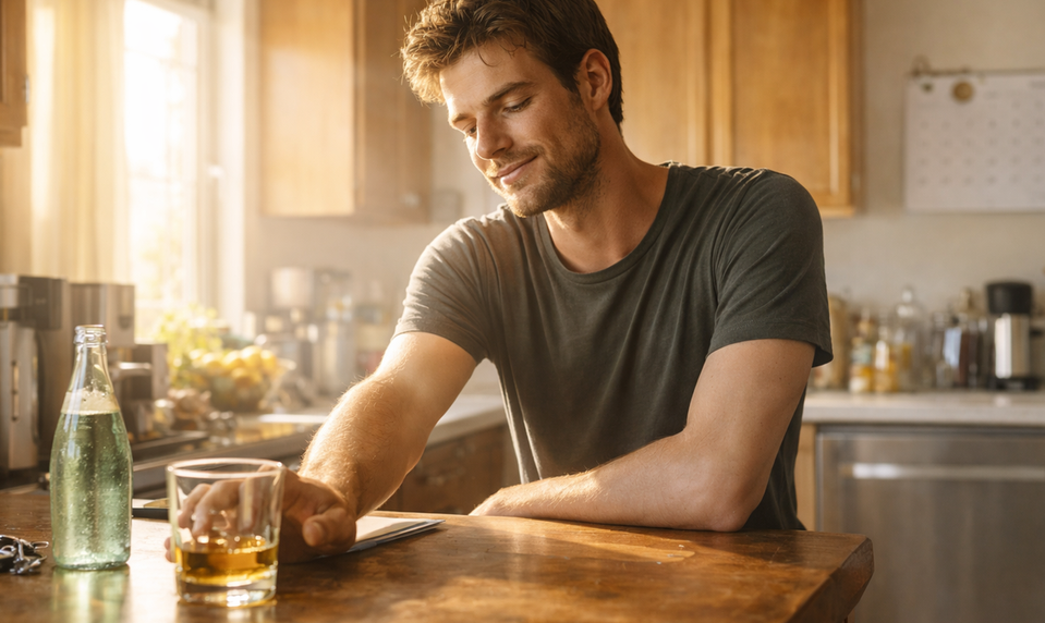 Muž vysadil alkohol na 90 dní: Telo reagovalo zvláštne