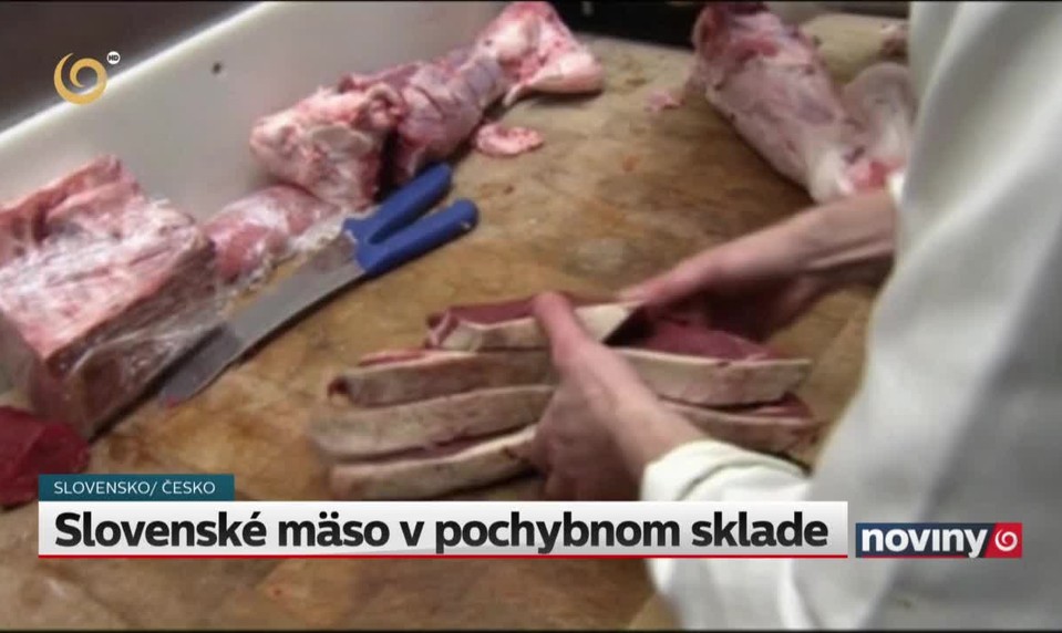 Slovenské mäso v pochybnom sklade