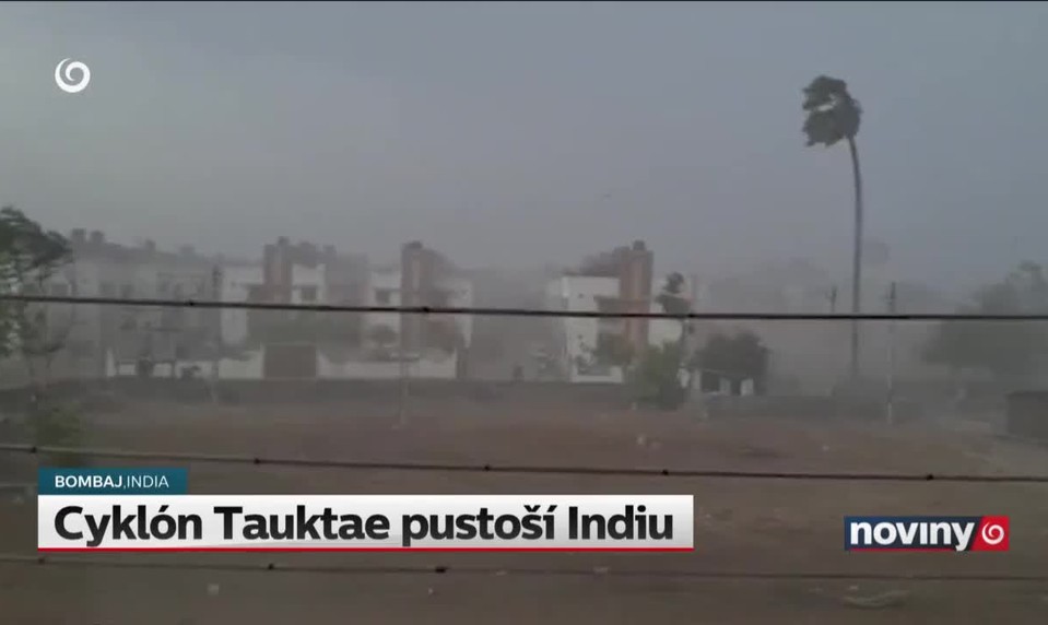 Cyklón Tauktae pustoší Indiu