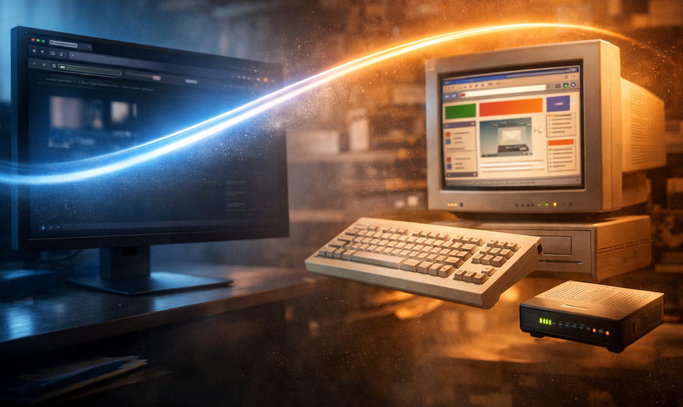 Takto vyzeral internet, keď bol mladý