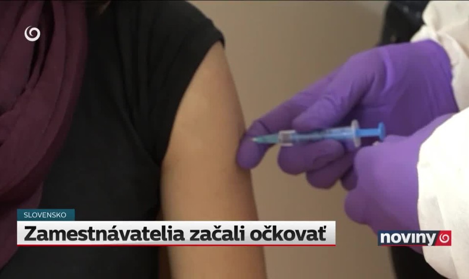 Zamestnávatelia začali očkovať