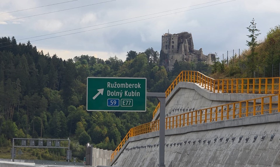 D1 Hubová – Ivachnová odbremení Ružomberok a zrýchli cestovanie už 5. októbra