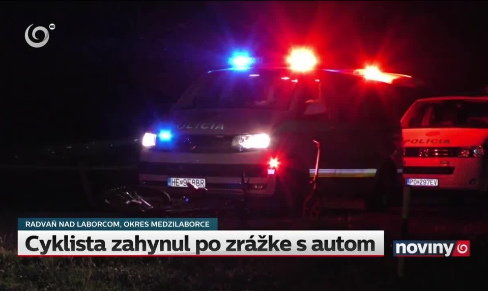 Cyklista zahynul po zrážke s autom