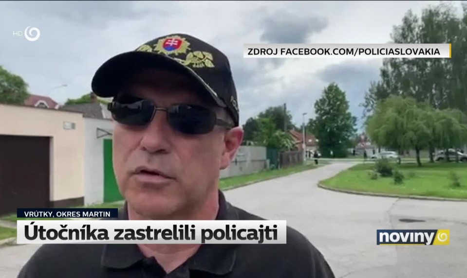 Útočníka zastrelili policajti