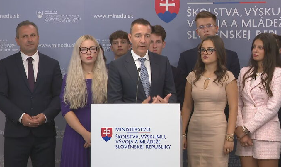 Tlačová beseda ministra Tomáša Druckera k výsledkom prieskumu Študentskej rady