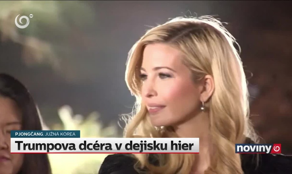 Trumpova dcéra v dejisku hier