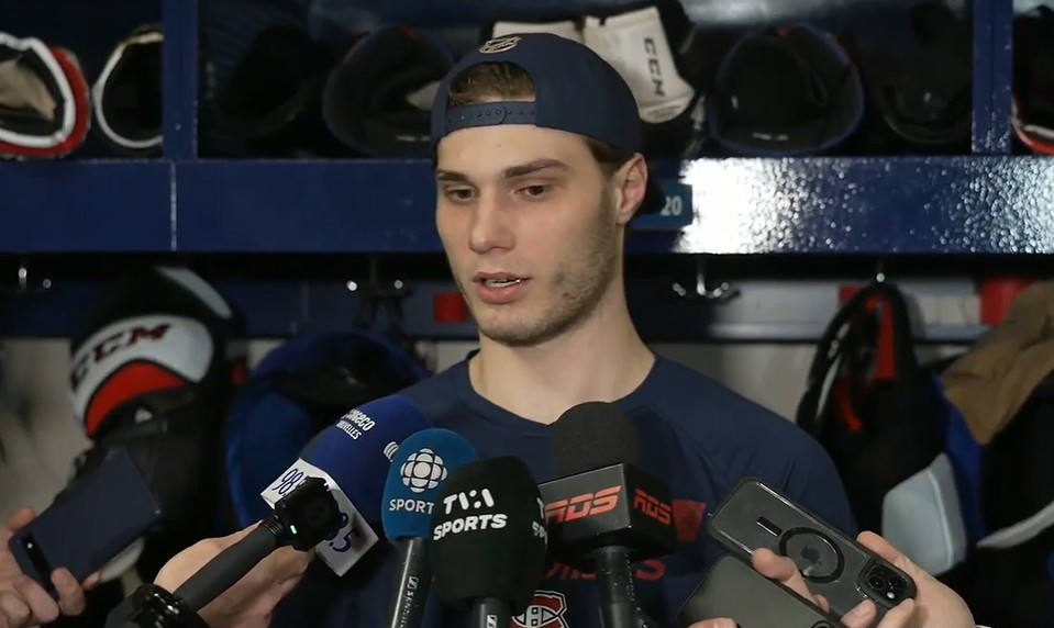 SLAFKOVSKÝ sa po návrate do Montrealu postavil pred mikrofóny