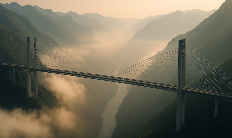 Z dvoch hodín na dve minúty: Otvorili najvyšší most sveta