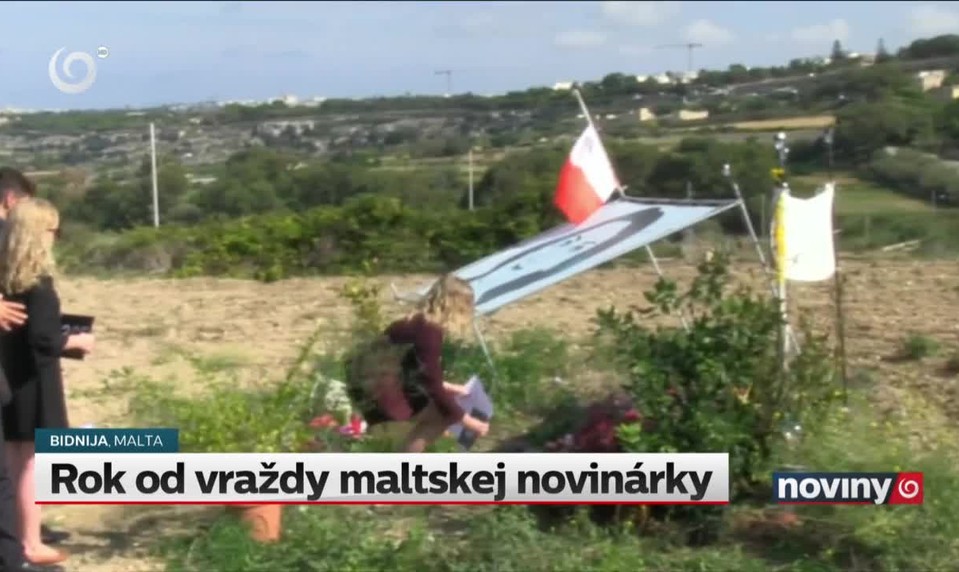 Rok od vraždy maltskej novinárky