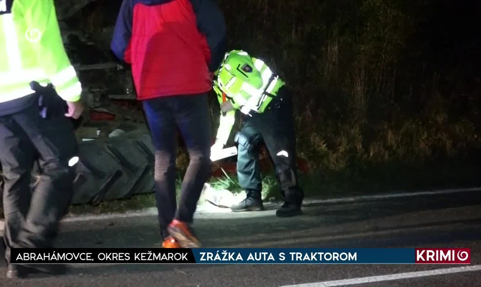 ZRÁŽKA AUTA S TRAKTOROM