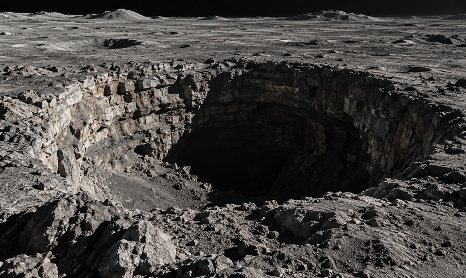 NASA skúma dieru na Mesiaci. Môže viesť do jaskyne