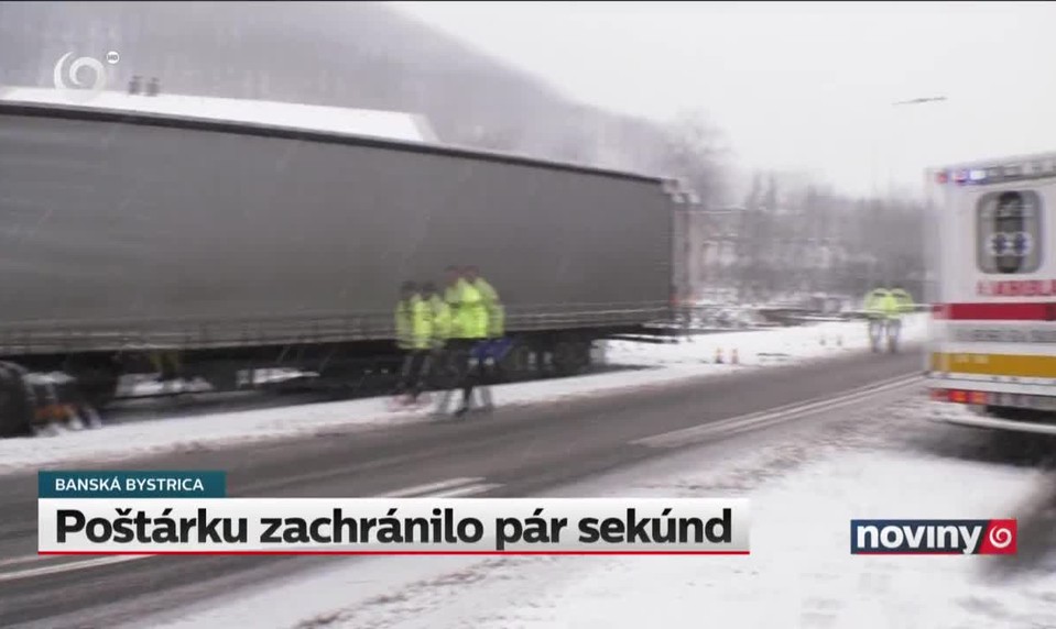 Poštárku zachránilo pár sekúnd