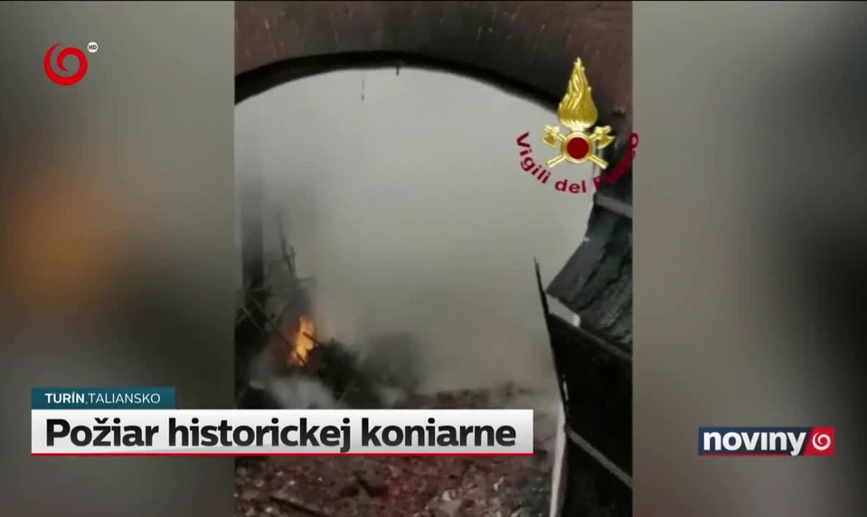 Požiar historickej koniarne