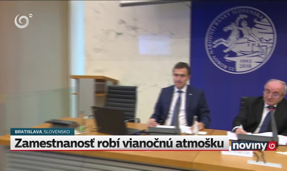 Zamestnanosť robí vianočnú atmošku