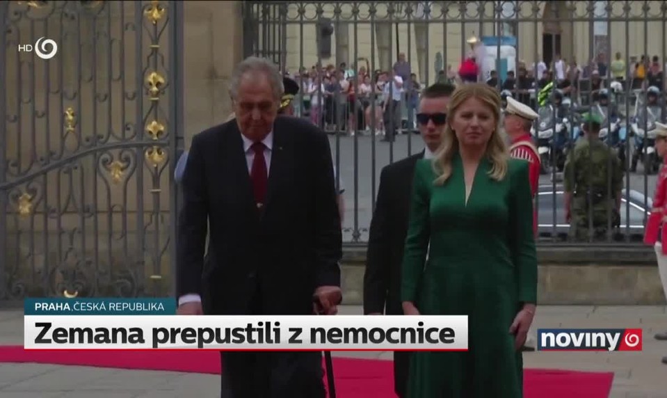 Zemana prepustili z nemocnice