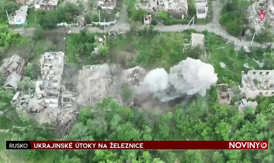 UKRAJINSKÉ ÚTOKY NA ŽELEZNICE