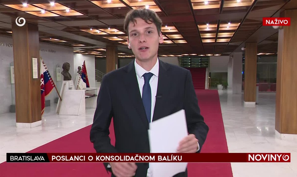 POSLANCI O KONSOLIDAČNOM BALÍKU