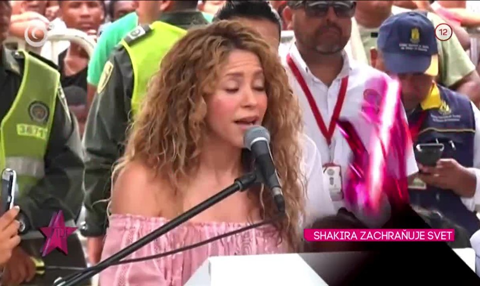 SHAKIRA ZACHRAŇUJE SVET