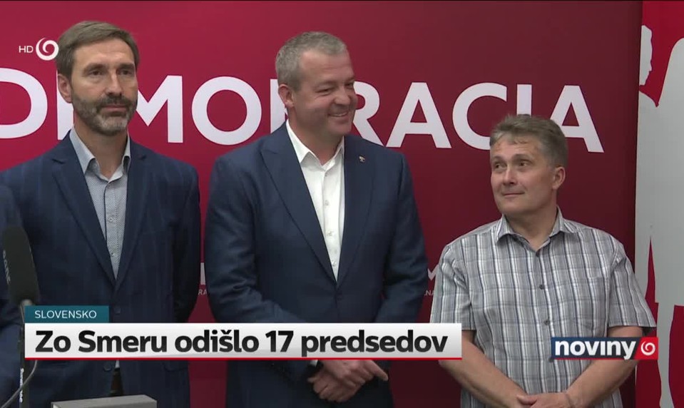 Zo Smeru odišlo 17 predsedov