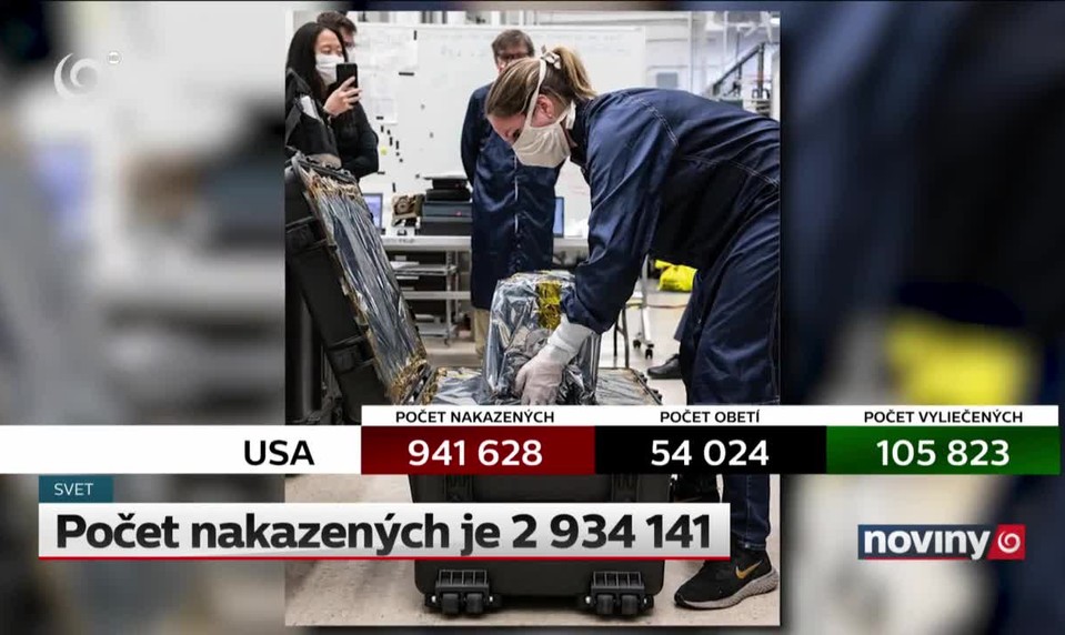 Počet nakazených je 2 934 141