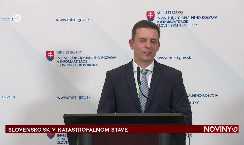 SLOVENSKO.SK V KATASTROFALNOM STAVE