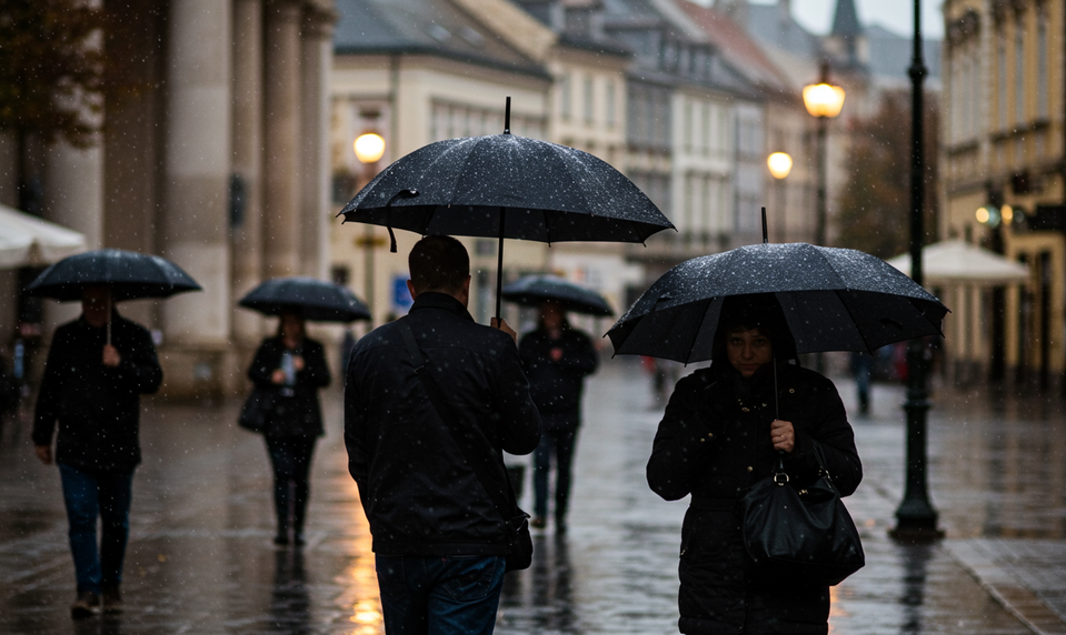 Jesenné počasie dorazilo:  Teploty klesajú, očakávajte zrážky a silný vietor