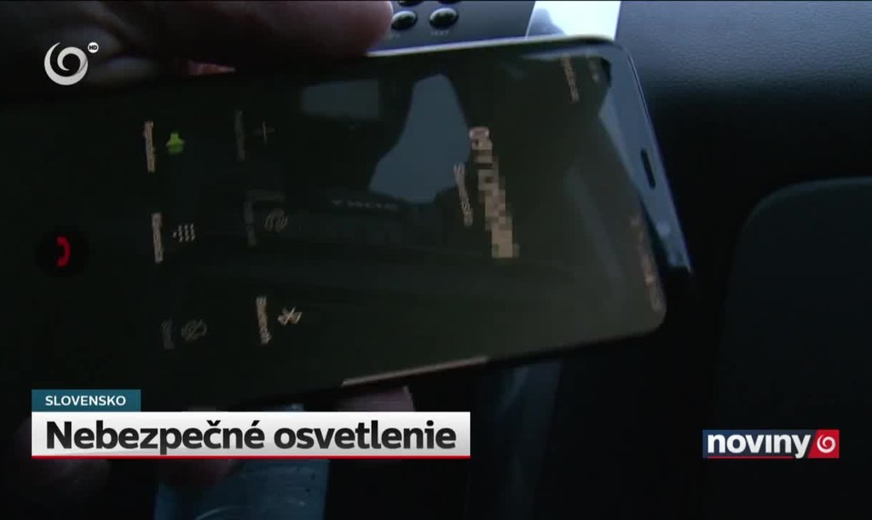 Nebezpečné osvetlenie