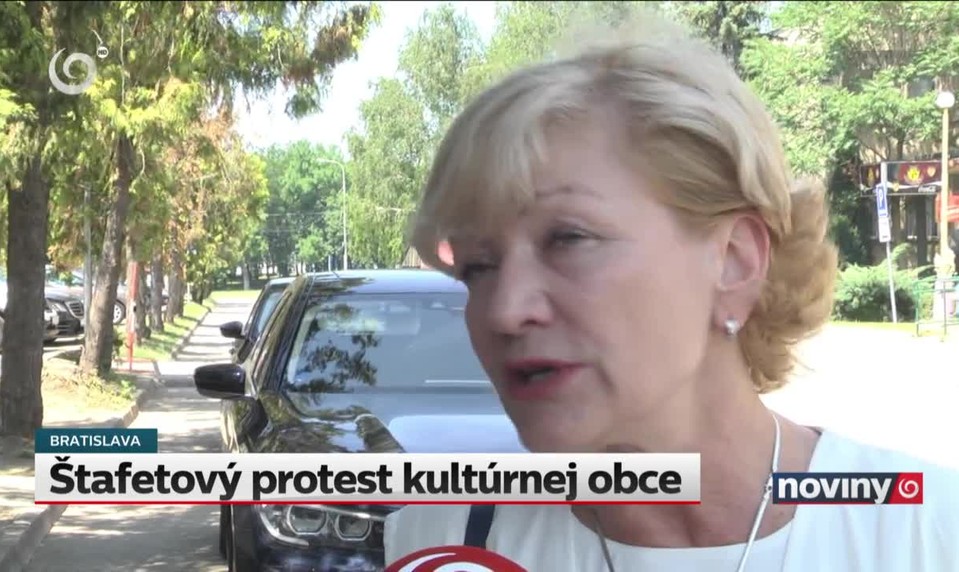 Štafetový protest kultúrnej obce