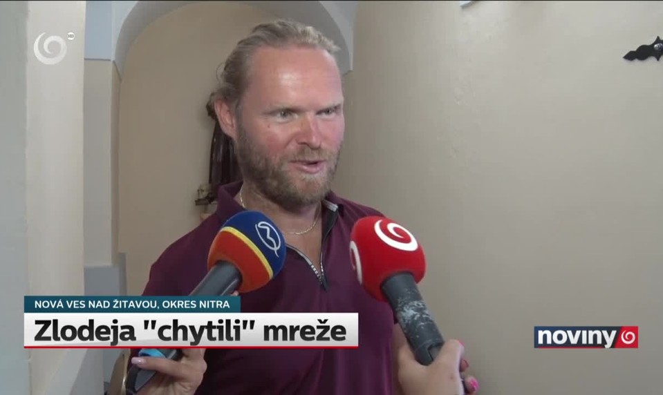 Zlodeja "chytili" mreže