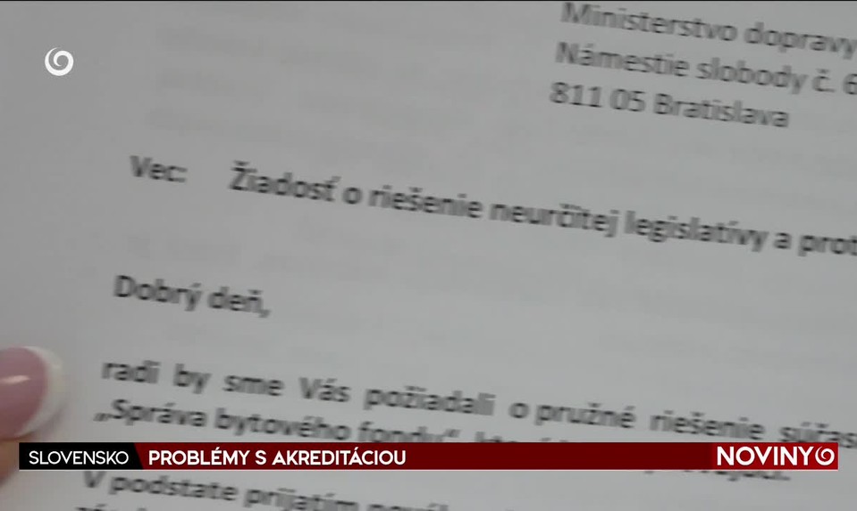 PROBLÉMY S AKREDITÁCIOU
