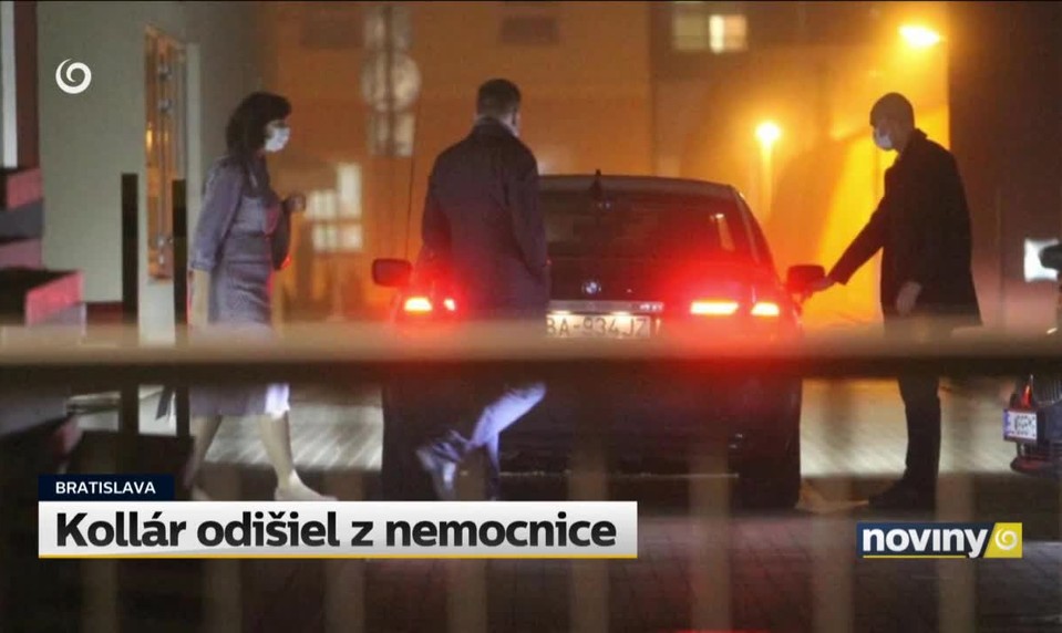 Kollár odišiel z nemocnice