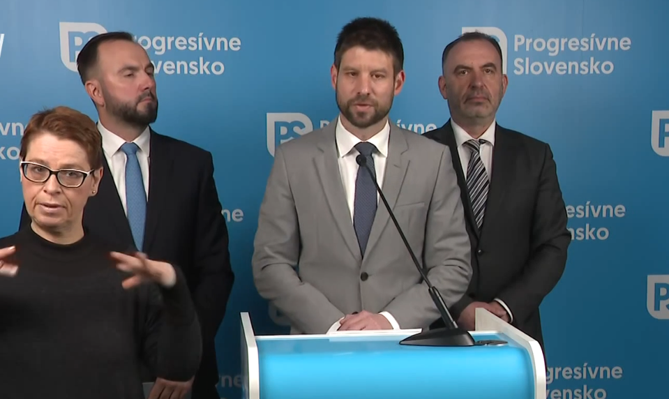 Tlačová beseda strany PS o aktuálnych témach