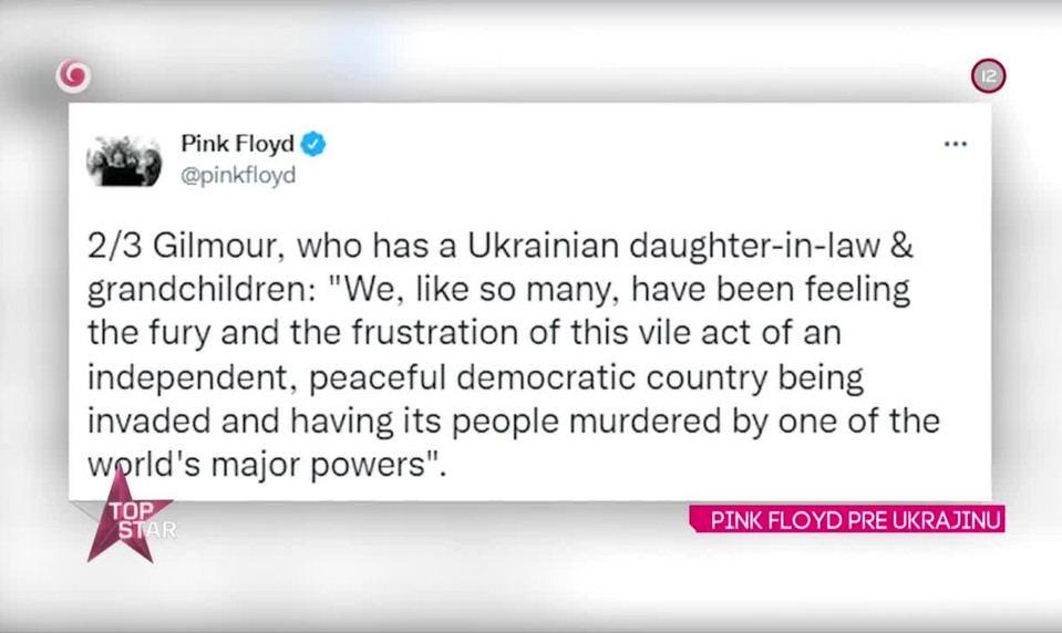 PINK FLOYD PRE UKRAJINU