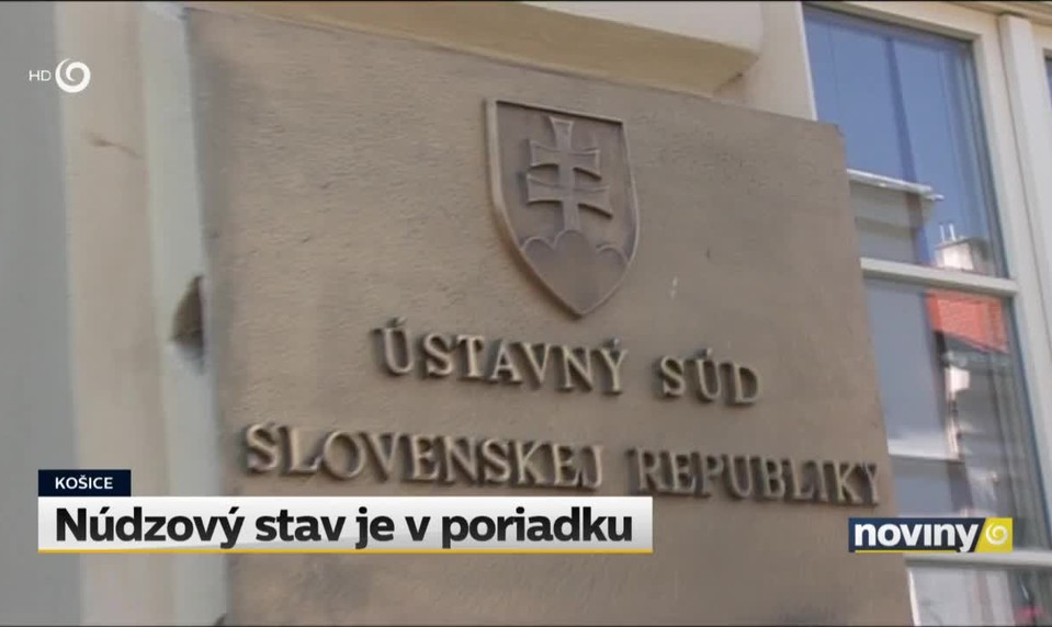 Núdzový stav je v poriadku