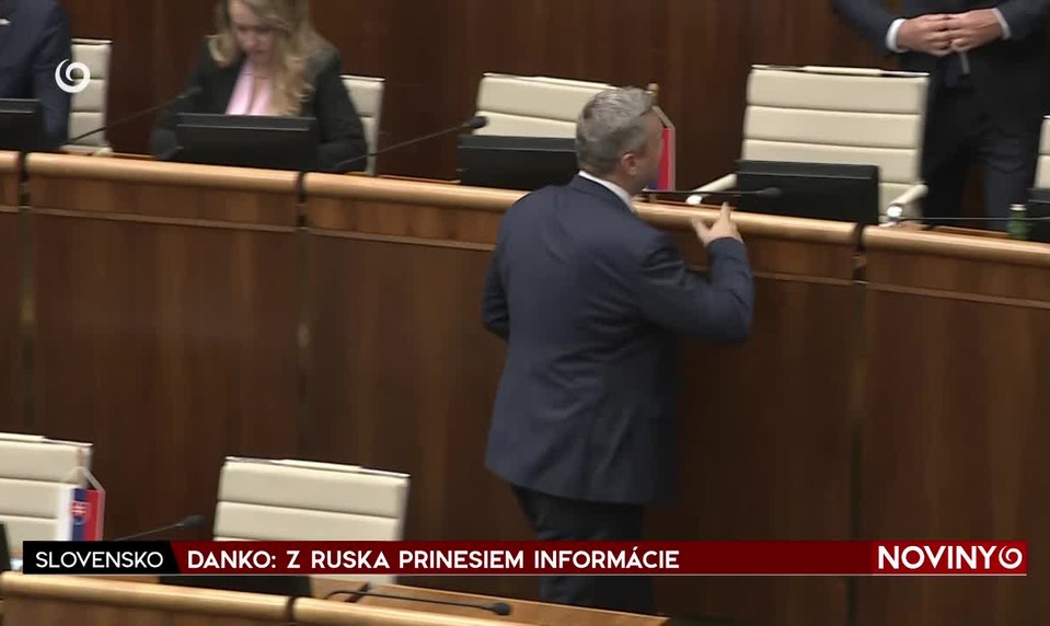 DANKO: Z RUSKA PRINESIEM INFORMÁCIE