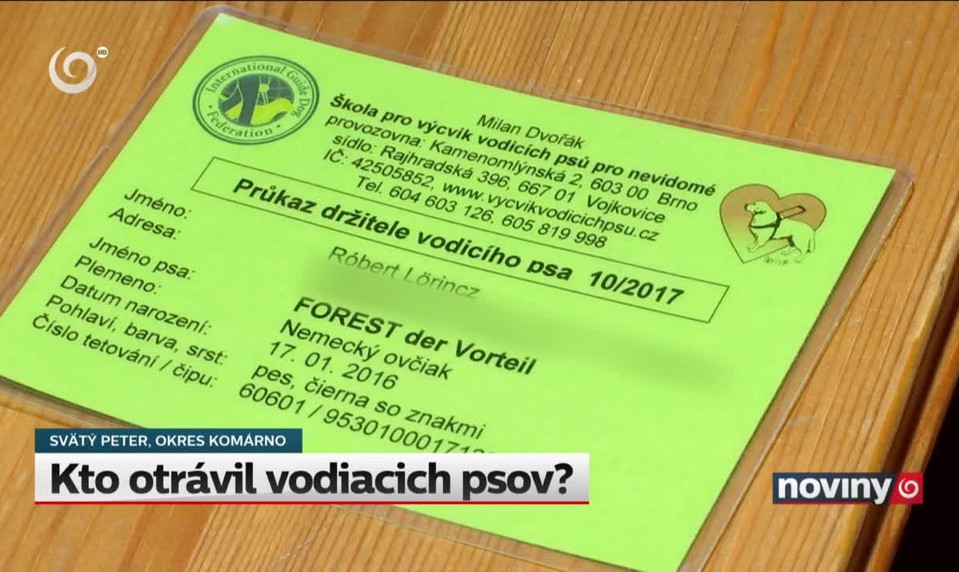 Kto otrávil vodiacich psov?