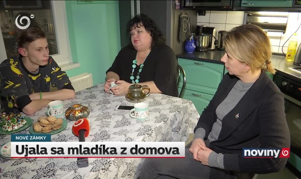 Ujala sa mladíka z domova