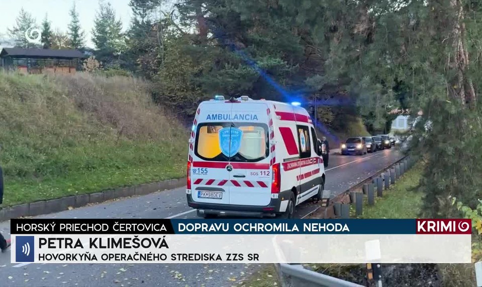 DOPRAVU OCHROMILA NEHODA