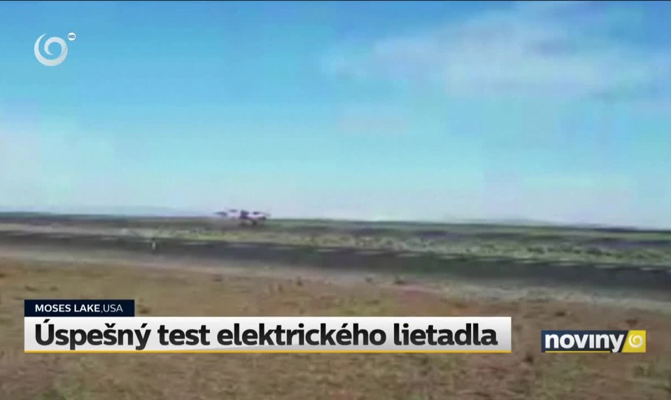 Úspešný test elektrického lietadla