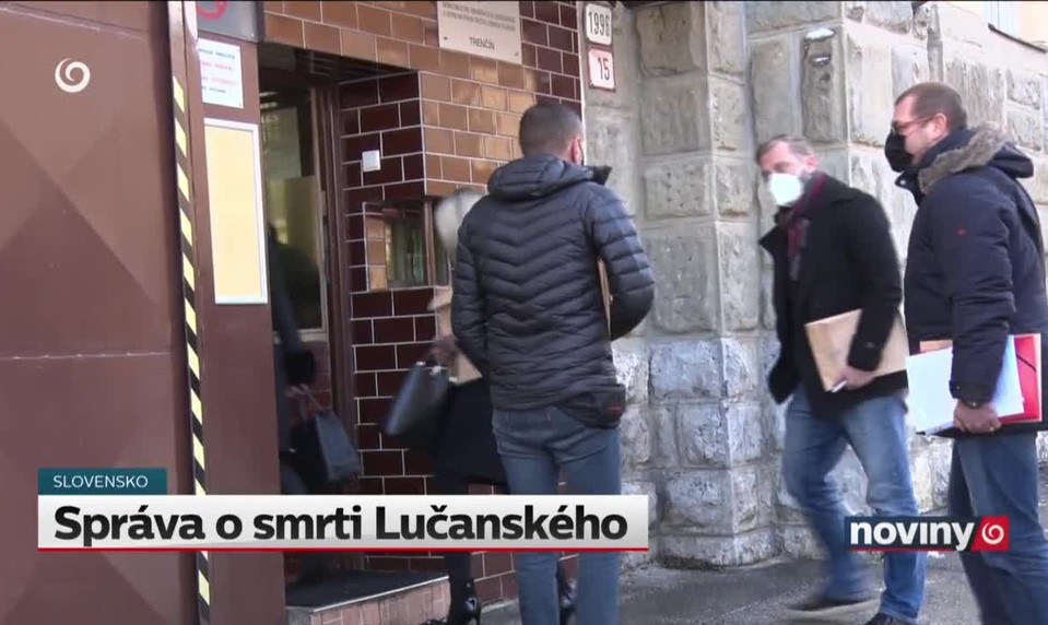 Správa o smrti Lučanského