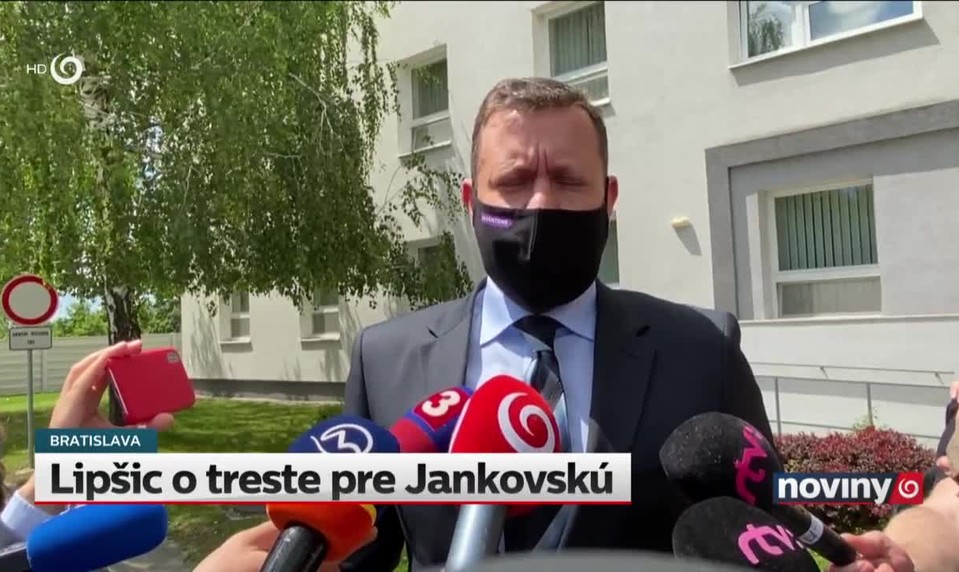 Lipšic o treste pre Jankovskú
