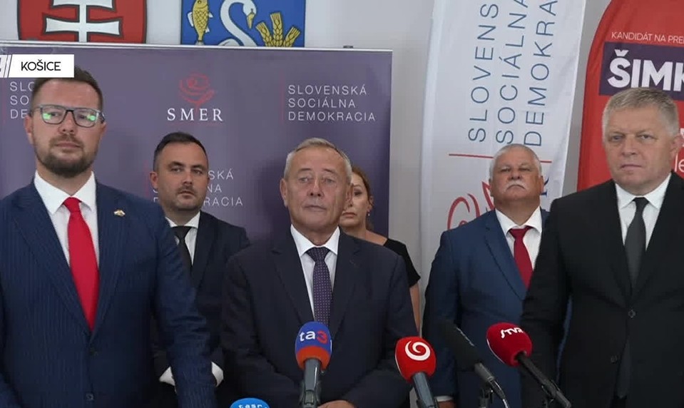 Tlačová beseda Fico podporil kandidáta HLASU-SD v komunálnych voľbách