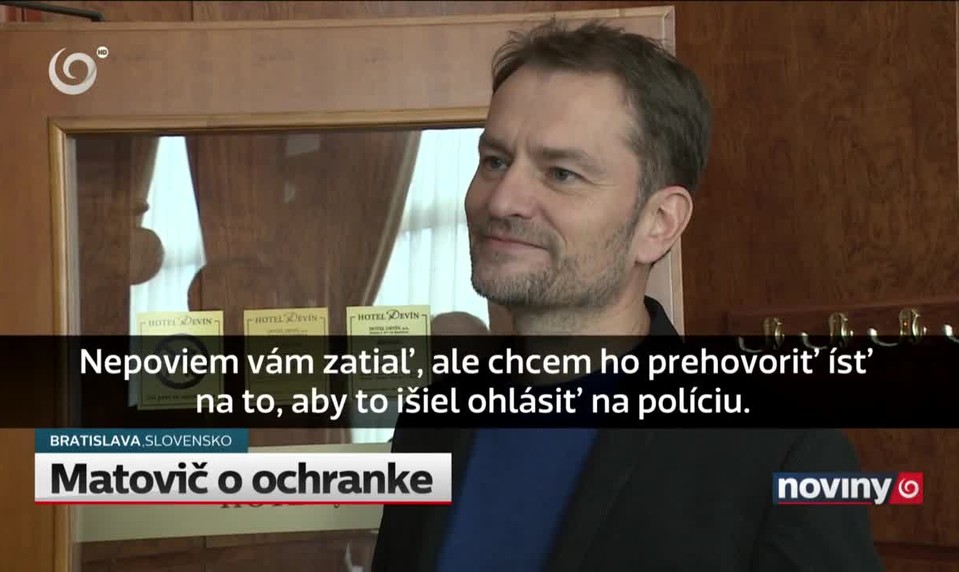 Matovič o ochranke