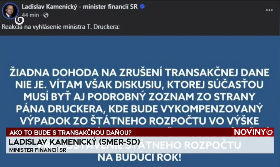 AKO TO BUDE S TRANSAKČNOU DAŇOU?